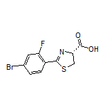 (R)-2-(4-Bromo-2-fluorophenyl)-4,5-dihydrothiazole-4-carboxylic Acid