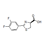 (S)-2-(3,4-Difluorophenyl)-4,5-dihydrothiazole-4-carboxylic Acid