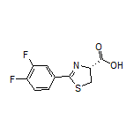 (R)-2-(3,4-Difluorophenyl)-4,5-dihydrothiazole-4-carboxylic Acid