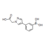 2-[4-(3-Boronophenyl)-1H-pyrazol-1-yl]acetic Acid