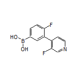 4-Fluoro-3-(3-fluoro-4-pyridyl)phenylboronic Acid