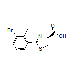 (S)-2-(3-Bromo-2-methylphenyl)-4,5-dihydrothiazole-4-carboxylic Acid