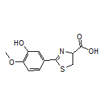 2-(3-Hydroxy-4-methoxyphenyl)-4,5-dihydrothiazole-4-carboxylic Acid