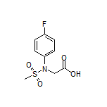 2-[(4-Fluorophenyl)(methylsulfonyl)amino]acetic Acid