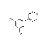 4-(3-Bromo-5-chlorophenyl)pyridine