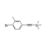 [(4-Bromo-3-methylphenyl)ethynyl]trimethylsilane