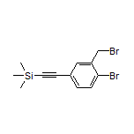 [[4-Bromo-3-(bromomethyl)phenyl]ethynyl]trimethylsilane