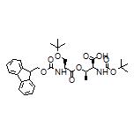 (2S,3R)-3-[[(S)-2-(Fmoc-amino)-3-(tert-butoxy)propanoyl]oxy]-2-(Boc-amino)butanoic Acid