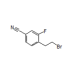 4-(2-Bromoethyl)-3-fluorobenzonitrile