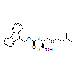 N-Fmoc-N-methyl-O-(3-methylbutyl)-L-serine