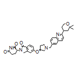 3-[5-[[(3S)-1-[[2-(2,2-Dimethyltetrahydro-2H-pyran-4-yl)quinolin-6-yl]methyl]-3-pyrrolidinyl]oxy]-1-oxo-2-isoindolinyl]piperidine-2,6-dione