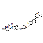 3-[5-[[(3S)-1-[[7-(2,2-Dimethyltetrahydro-2H-pyran-4-yl)-3-isoquinolyl]methyl]-3-pyrrolidinyl]oxy]-1-oxo-2-isoindolinyl]piperidine-2,6-dione