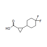 2-(4,4-Difluorocyclohexyl)cyclopropanecarboxylic Acid