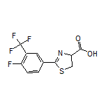 2-[4-Fluoro-3-(trifluoromethyl)phenyl]-4,5-dihydrothiazole-4-carboxylic Acid