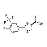 (S)-2-[4-Fluoro-3-(trifluoromethyl)phenyl]-4,5-dihydrothiazole-4-carboxylic Acid