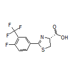 (R)-2-[4-Fluoro-3-(trifluoromethyl)phenyl]-4,5-dihydrothiazole-4-carboxylic Acid