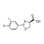 (S)-2-(4-Fluoro-3-methylphenyl)-4,5-dihydrothiazole-4-carboxylic Acid