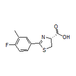 (R)-2-(4-Fluoro-3-methylphenyl)-4,5-dihydrothiazole-4-carboxylic Acid