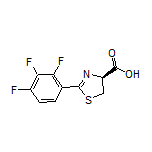 (S)-2-(2,3,4-Trifluorophenyl)-4,5-dihydrothiazole-4-carboxylic Acid