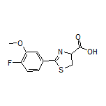 2-(4-Fluoro-3-methoxyphenyl)-4,5-dihydrothiazole-4-carboxylic Acid