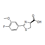 (S)-2-(4-Fluoro-3-methoxyphenyl)-4,5-dihydrothiazole-4-carboxylic Acid