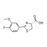 (R)-2-(4-Fluoro-3-methoxyphenyl)-4,5-dihydrothiazole-4-carboxylic Acid