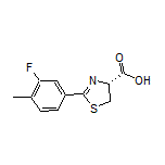 (R)-2-(3-Fluoro-4-methylphenyl)-4,5-dihydrothiazole-4-carboxylic Acid