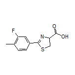 2-(3-Fluoro-4-methylphenyl)-4,5-dihydrothiazole-4-carboxylic Acid