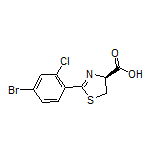 (S)-2-(4-Bromo-2-chlorophenyl)-4,5-dihydrothiazole-4-carboxylic Acid