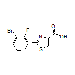 2-(3-Bromo-2-fluorophenyl)-4,5-dihydrothiazole-4-carboxylic Acid