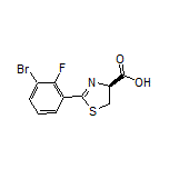 (S)-2-(3-Bromo-2-fluorophenyl)-4,5-dihydrothiazole-4-carboxylic Acid