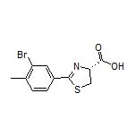 (R)-2-(3-Bromo-4-methylphenyl)-4,5-dihydrothiazole-4-carboxylic Acid