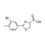 2-(3-Bromo-4-methylphenyl)-4,5-dihydrothiazole-4-carboxylic Acid