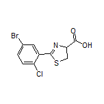 2-(5-Bromo-2-chlorophenyl)-4,5-dihydrothiazole-4-carboxylic Acid