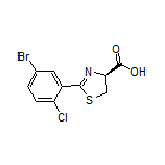 (S)-2-(5-Bromo-2-chlorophenyl)-4,5-dihydrothiazole-4-carboxylic Acid