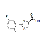 (S)-2-(5-Fluoro-2-methylphenyl)-4,5-dihydrothiazole-4-carboxylic Acid