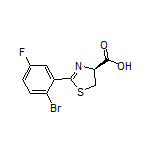 (S)-2-(2-Bromo-5-fluorophenyl)-4,5-dihydrothiazole-4-carboxylic Acid