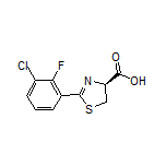 (S)-2-(3-Chloro-2-fluorophenyl)-4,5-dihydrothiazole-4-carboxylic Acid