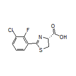 (R)-2-(3-Chloro-2-fluorophenyl)-4,5-dihydrothiazole-4-carboxylic Acid