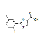 2-(2-Fluoro-5-methylphenyl)-4,5-dihydrothiazole-4-carboxylic Acid