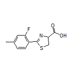 2-(2-Fluoro-4-methylphenyl)-4,5-dihydrothiazole-4-carboxylic Acid