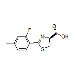 (S)-2-(2-Fluoro-4-methylphenyl)-4,5-dihydrothiazole-4-carboxylic Acid