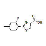 (R)-2-(2-Fluoro-4-methylphenyl)-4,5-dihydrothiazole-4-carboxylic Acid