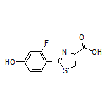 2-(2-Fluoro-4-hydroxyphenyl)-4,5-dihydrothiazole-4-carboxylic Acid