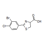 2-(3-Bromo-4-chlorophenyl)-4,5-dihydrothiazole-4-carboxylic Acid