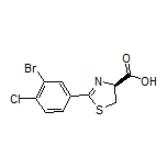 (S)-2-(3-Bromo-4-chlorophenyl)-4,5-dihydrothiazole-4-carboxylic Acid