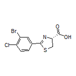 (R)-2-(3-Bromo-4-chlorophenyl)-4,5-dihydrothiazole-4-carboxylic Acid