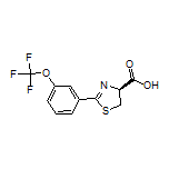 (S)-2-[3-(Trifluoromethoxy)phenyl]-4,5-dihydrothiazole-4-carboxylic Acid