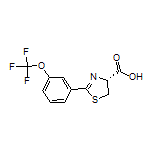 (R)-2-[3-(Trifluoromethoxy)phenyl]-4,5-dihydrothiazole-4-carboxylic Acid