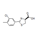 (S)-2-(3-Chloro-4-methylphenyl)-4,5-dihydrothiazole-4-carboxylic Acid